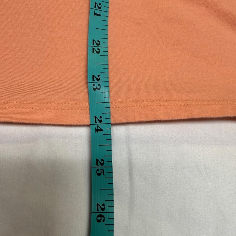 The North Face Women's Slim Fit T-Shirt M Orange Mountain Graphic EUC - Picture 8 of 9